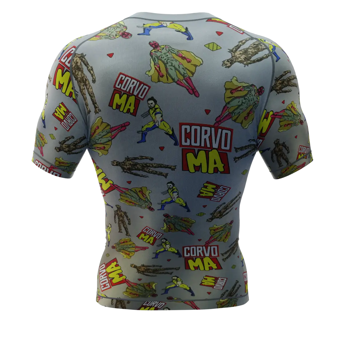 COMIC CREW SHORT SLEEVE RASH GUARD