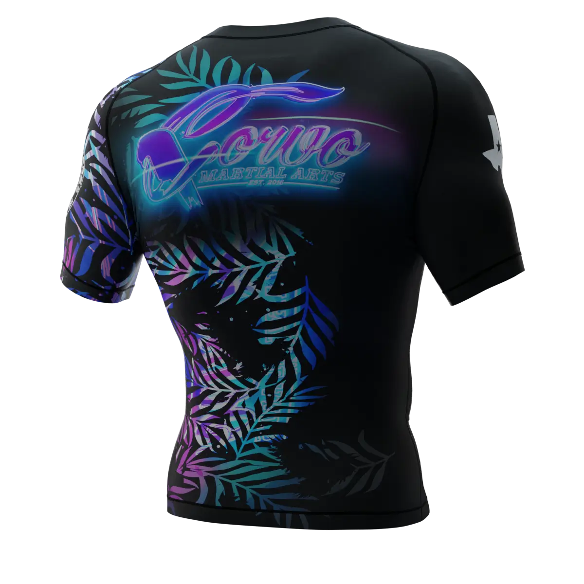 NEON COMPETITION TEAM SHORT SLEEVE RASH GUARD