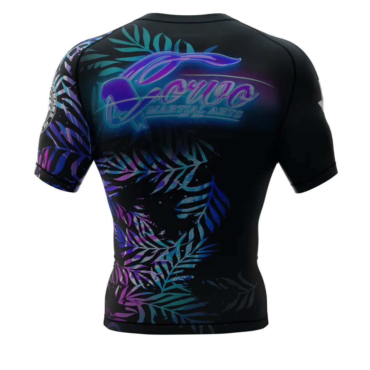 NEON COMPETITION TEAM SHORT SLEEVE RASH GUARD