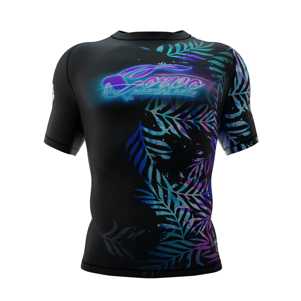 NEON COMPETITION TEAM SHORT SLEEVE RASH GUARD