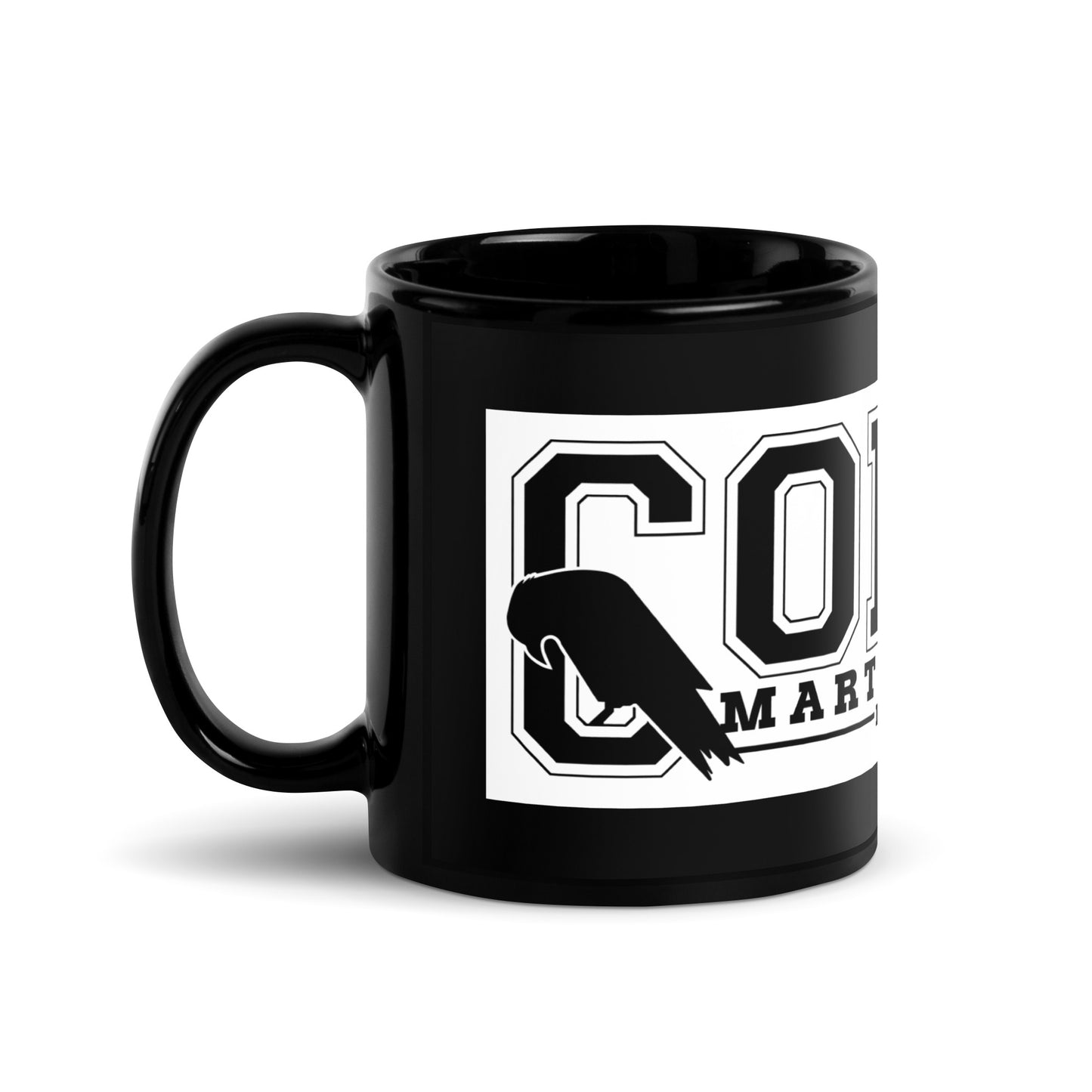 Black Glossy Corvo Mug