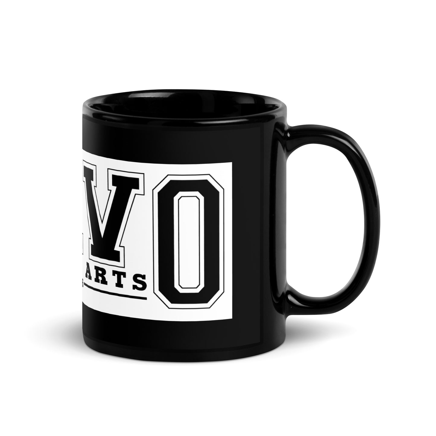 Black Glossy Corvo Mug