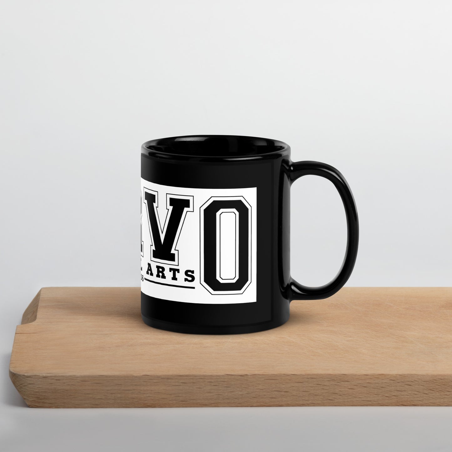 Black Glossy Corvo Mug