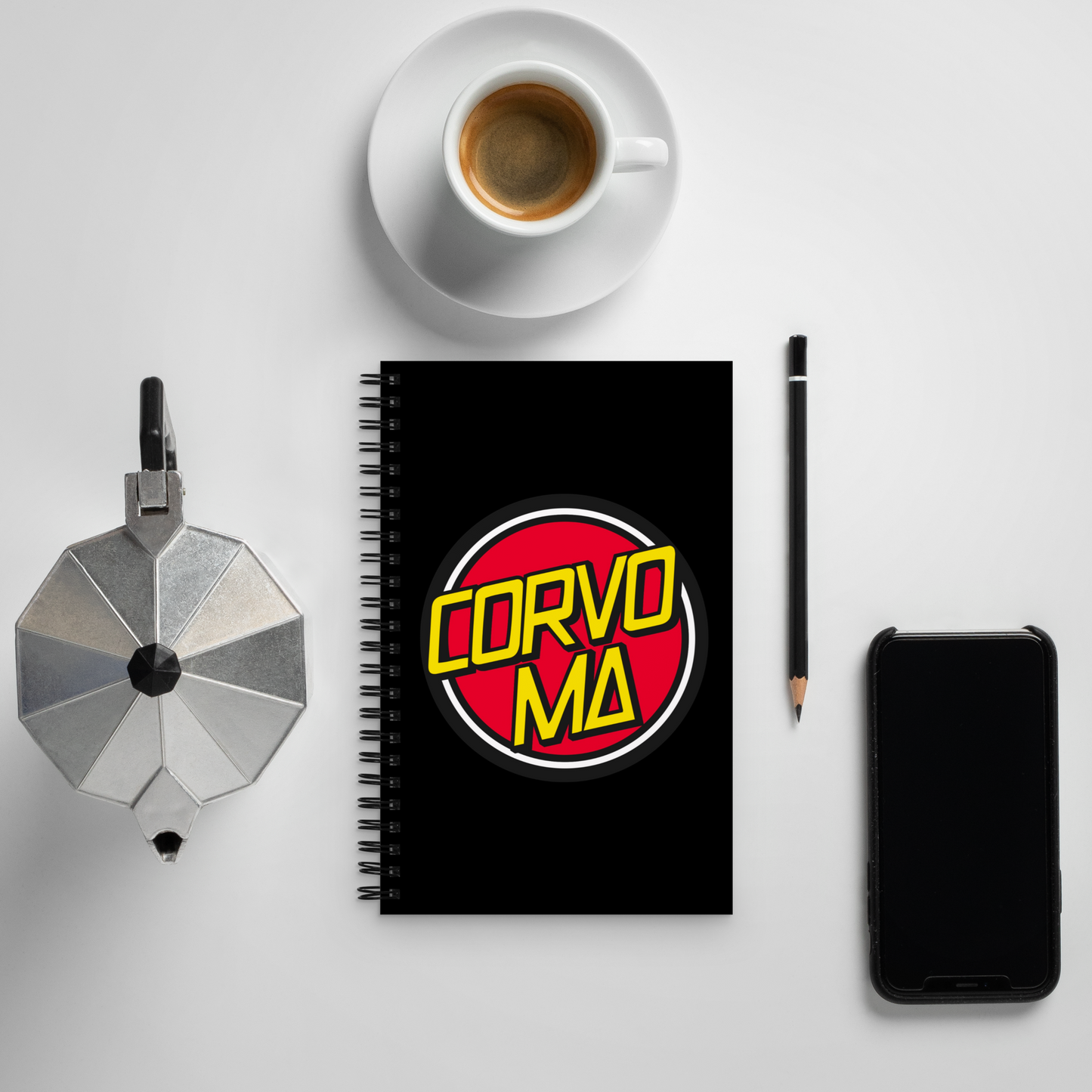 Sante Cruz Corvo Spiral Notebook