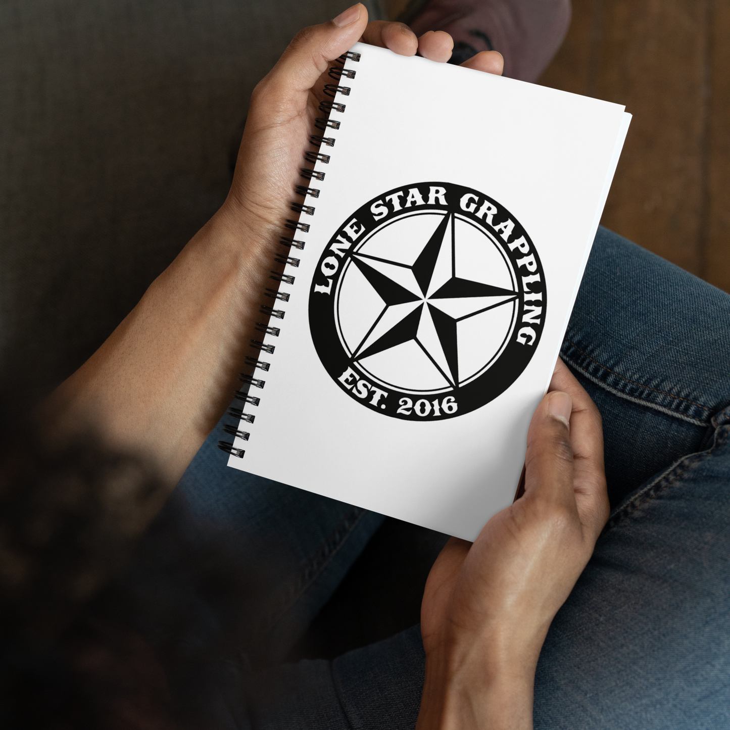 Lone Star Grappling Spiral Notebook