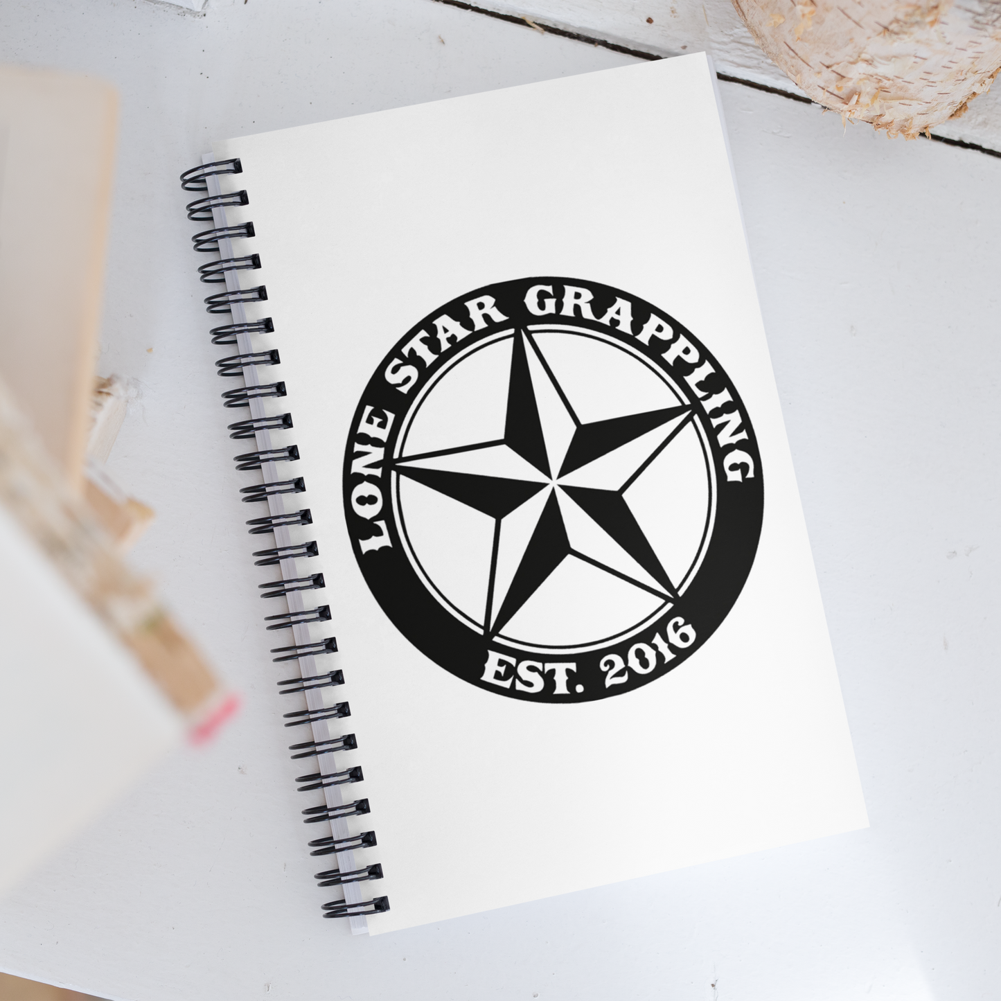 Lone Star Grappling Spiral Notebook