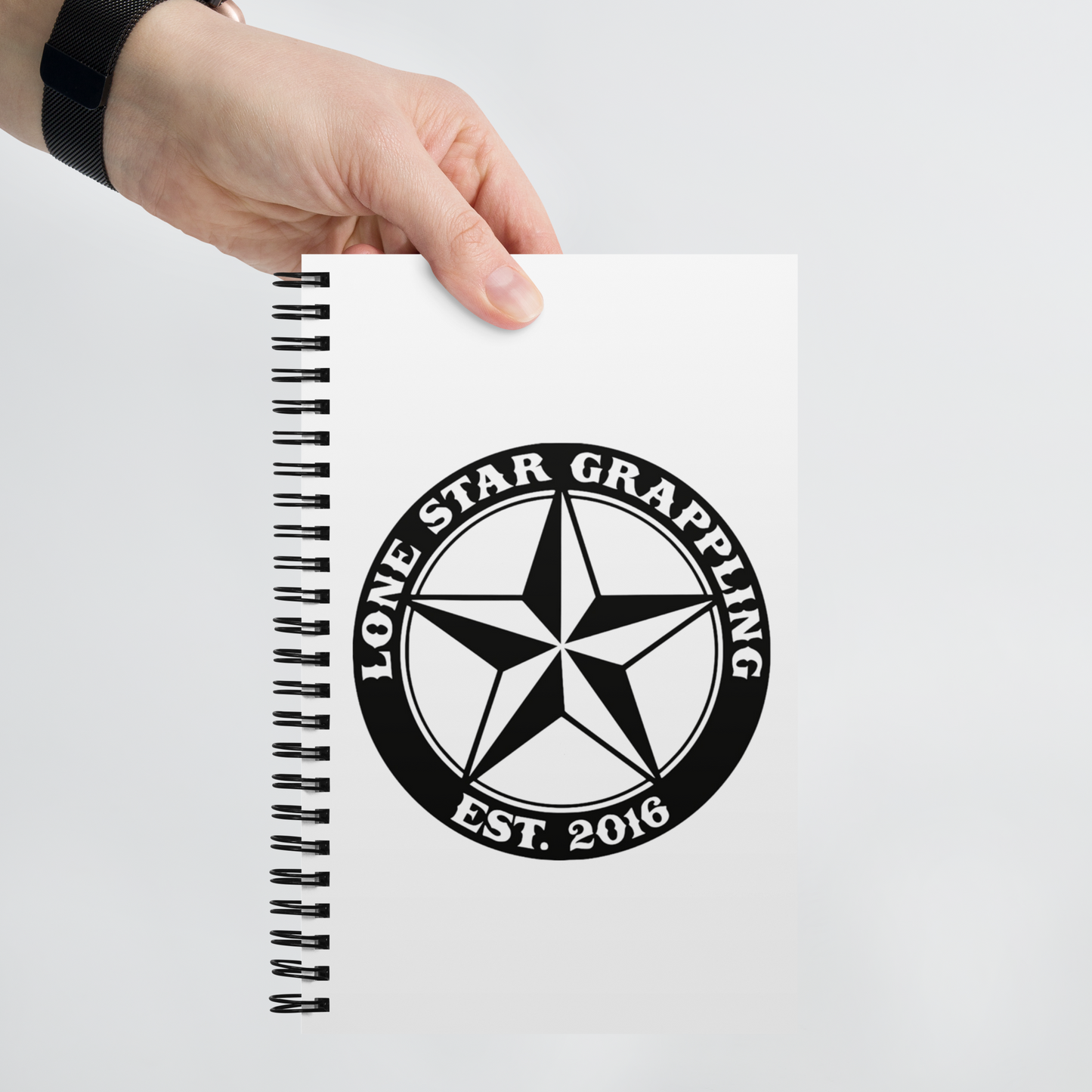 Lone Star Grappling Spiral Notebook
