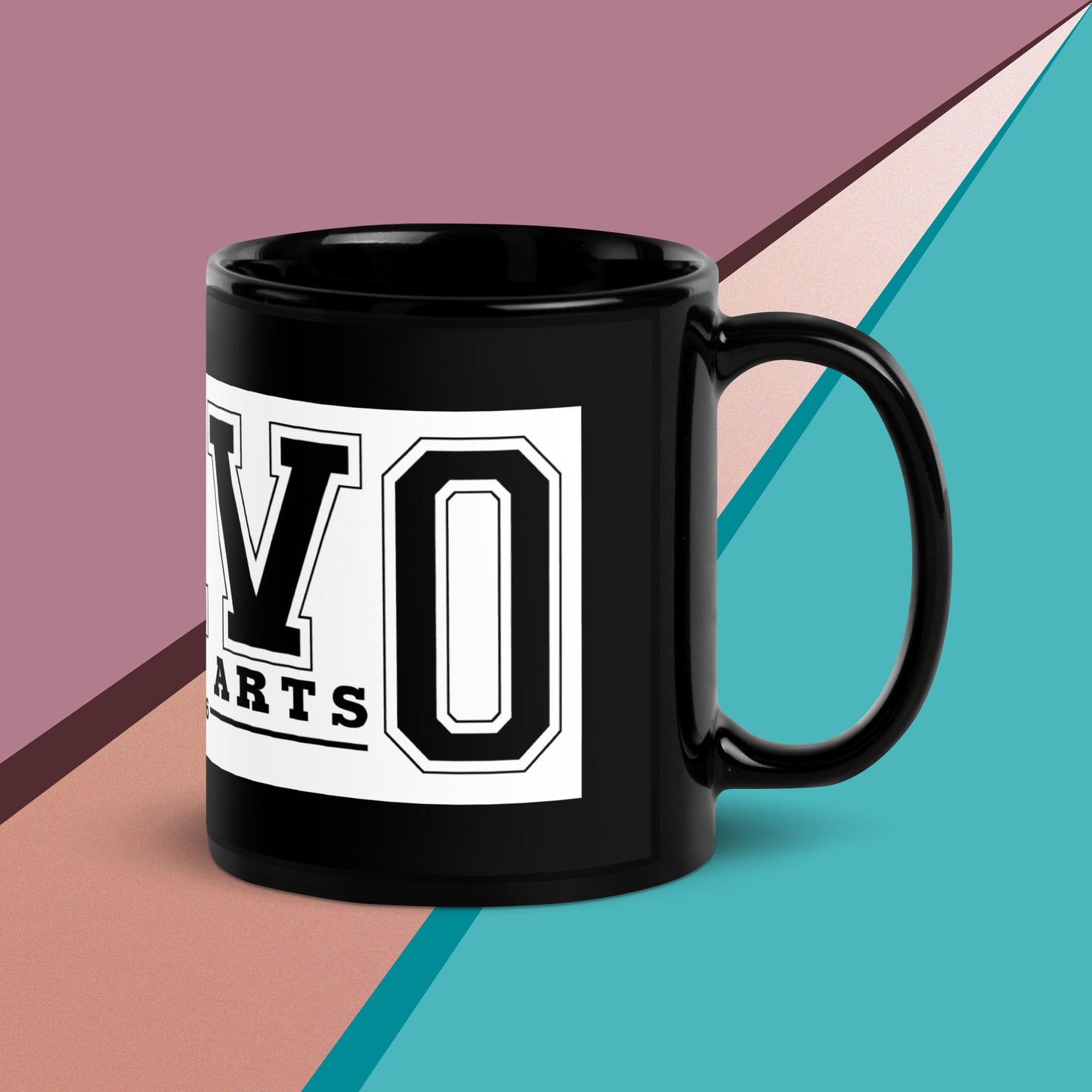 Black Glossy Corvo Mug
