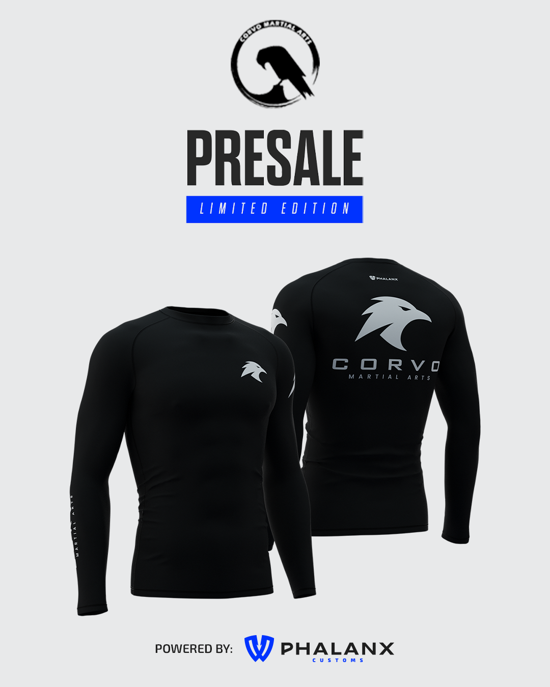 CORVO  LONG SLEEVE RASH GUARD (PRESALE)