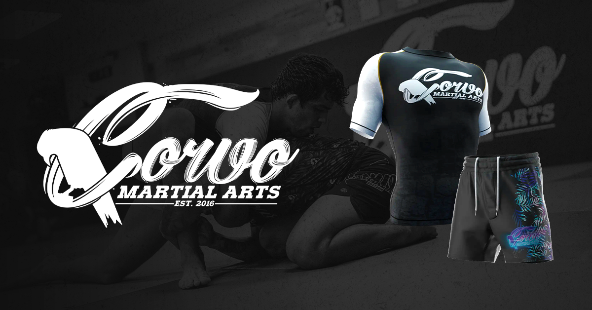 CORVO MARTIAL ARTS RASH GUARDS SHOP NOGI DALLAS TEXAS Corvo MA