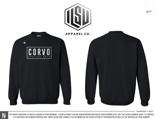 Corvo Martial Arts Premium Sweater (White Lettering)