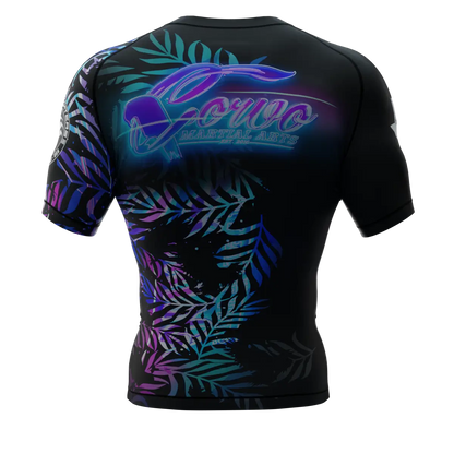 NEON COMPETITION TEAM SHORT SLEEVE RASH GUARD