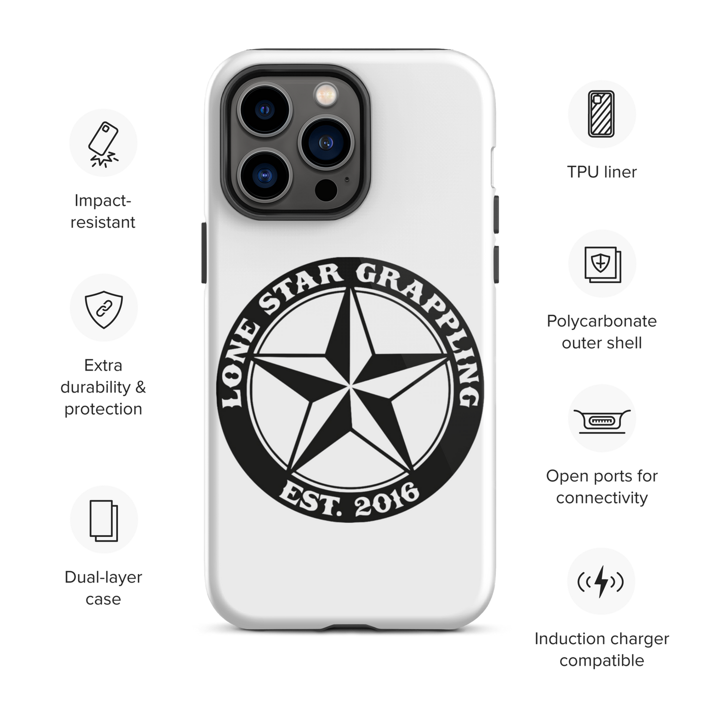 Lone Star Grappling Tough Case for iPhone®